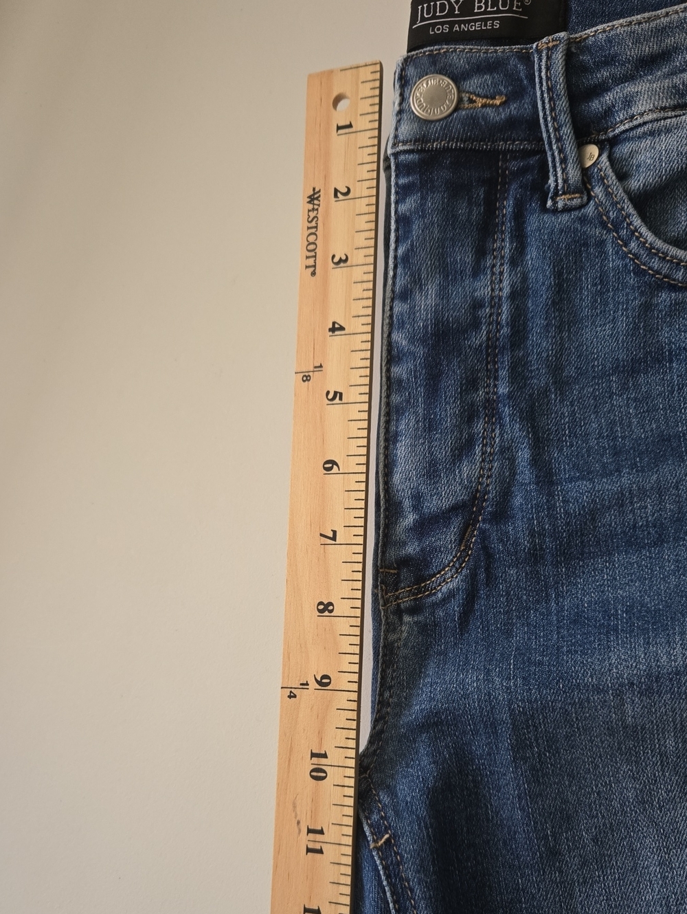 Judy Blue Medium Wash Skinny Jeans High Waisted 26 Inch Waist. - Picture 14 of 15